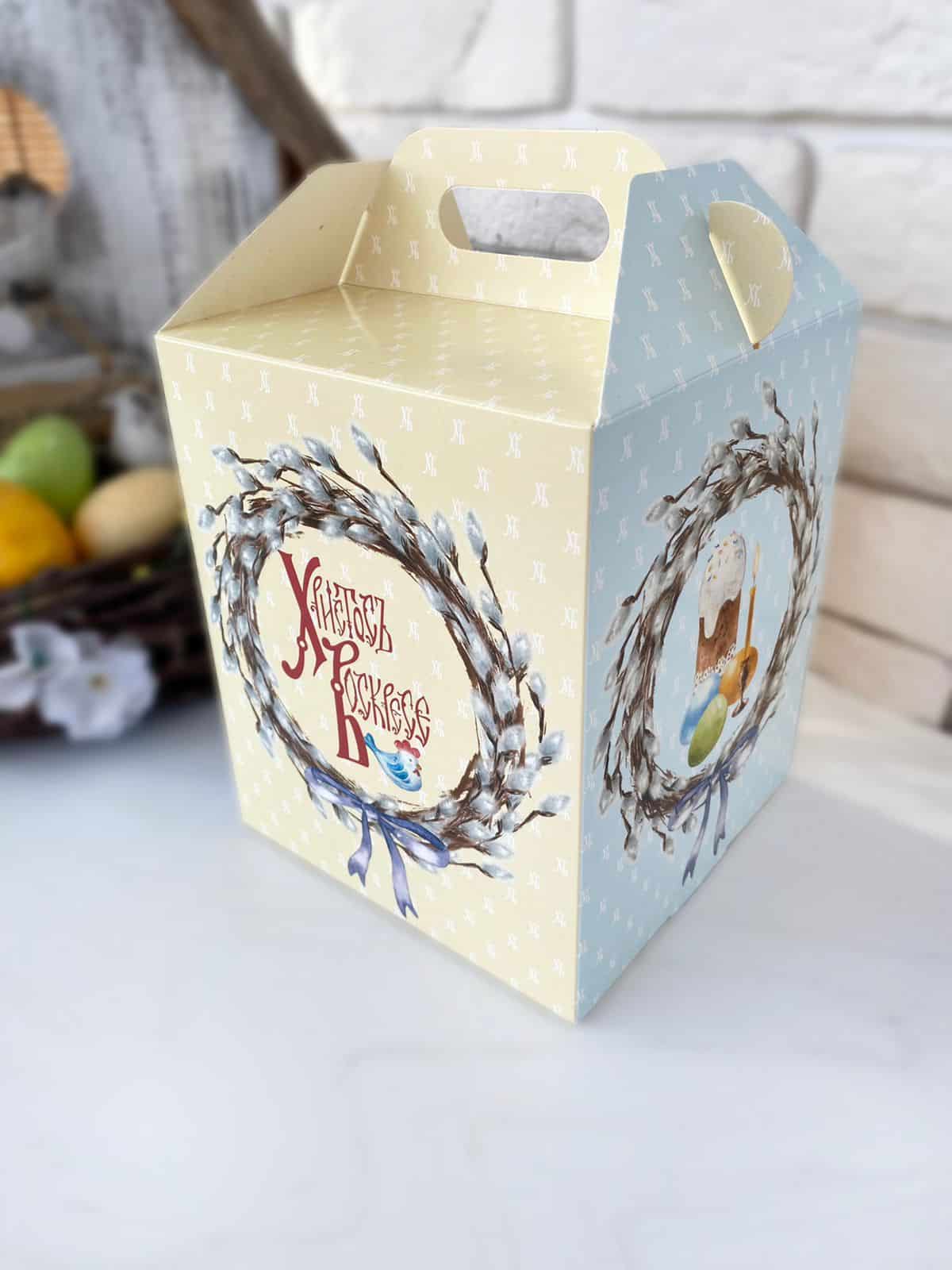 upakovka-pod-kulich-s-frontalnoj-zagruzkoj-verba-00680-4 Коробка под кулич с окном с фронтальной загрузкой "Верба" — изображение 4