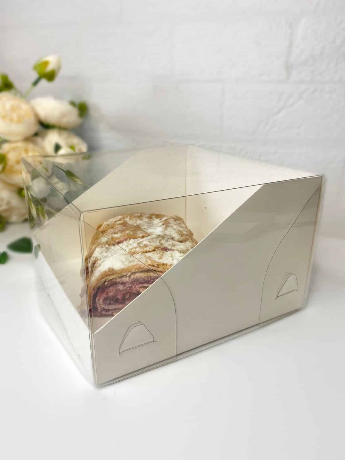 upakovka-pod-4-kapkejka-pirozhnyh-bento-tort-s-prozrachnoj-kryshkoj-belyj-4 Упаковка под 4 капкейка/пирожных/бенто-торт с прозрачной крышкой, белый — изображение 4