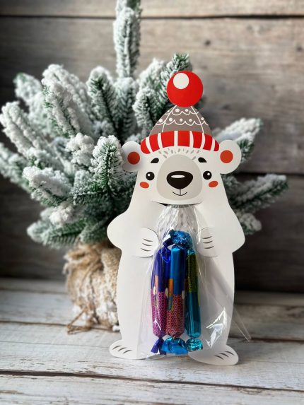 Держатель "Мишка" с пакетом для сладостей