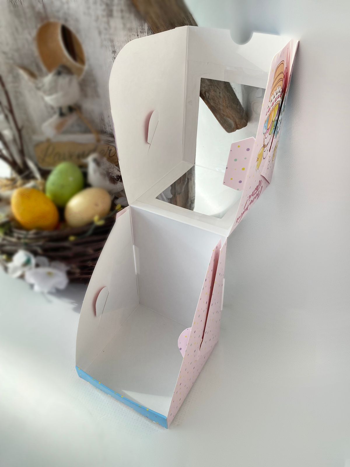 upakovka-pod-1-kapkejk-kulich-schastlivoj-pashi-s-korzinkoj-00570-2 Упаковка под 1 капкейк/кулич "Счастливой пасхи с корзинкой" — изображение 3