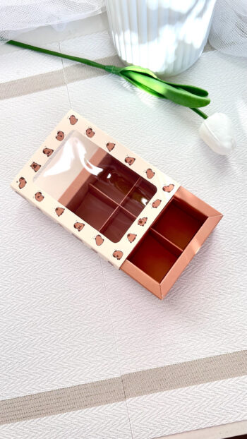 Упаковка под 6 конфет, Малыш капибары — изображение 2