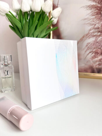 Подарочный бокс, Белый с узором